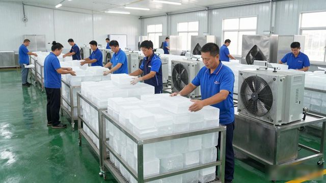 宜兴夏季车间降温冰块，工厂师傅都在用这个方法