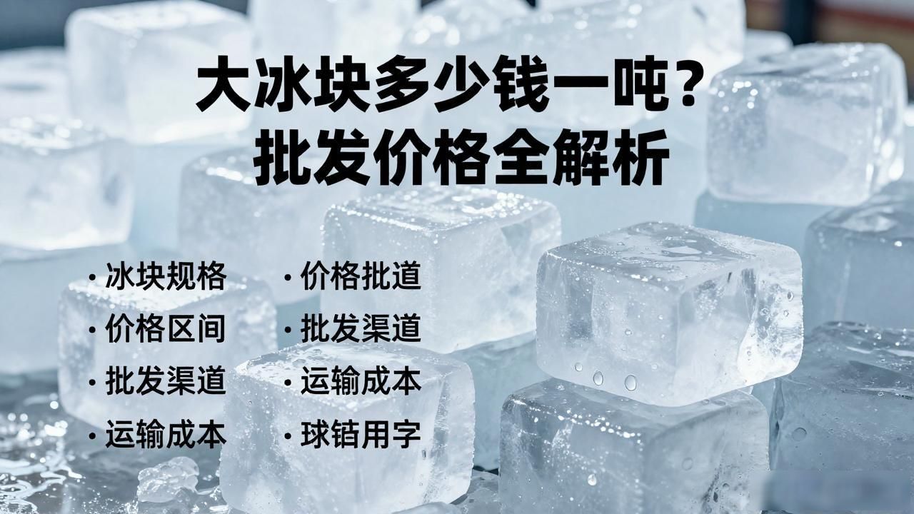 大冰块多少钱一吨？宜兴批发价格全解析