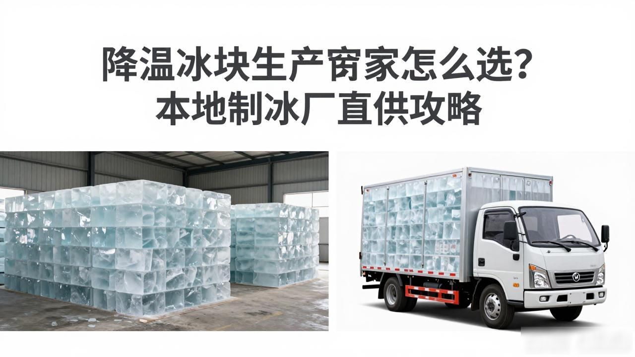 降温冰块生产厂家怎么选？宜兴本地制冰厂直供攻略