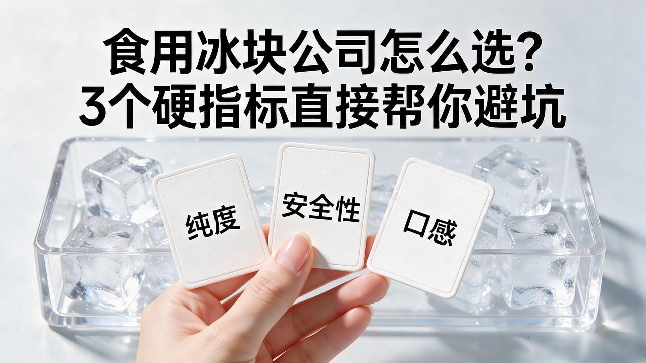 宜兴食用冰块公司怎么选？3个硬指标直接帮你避坑