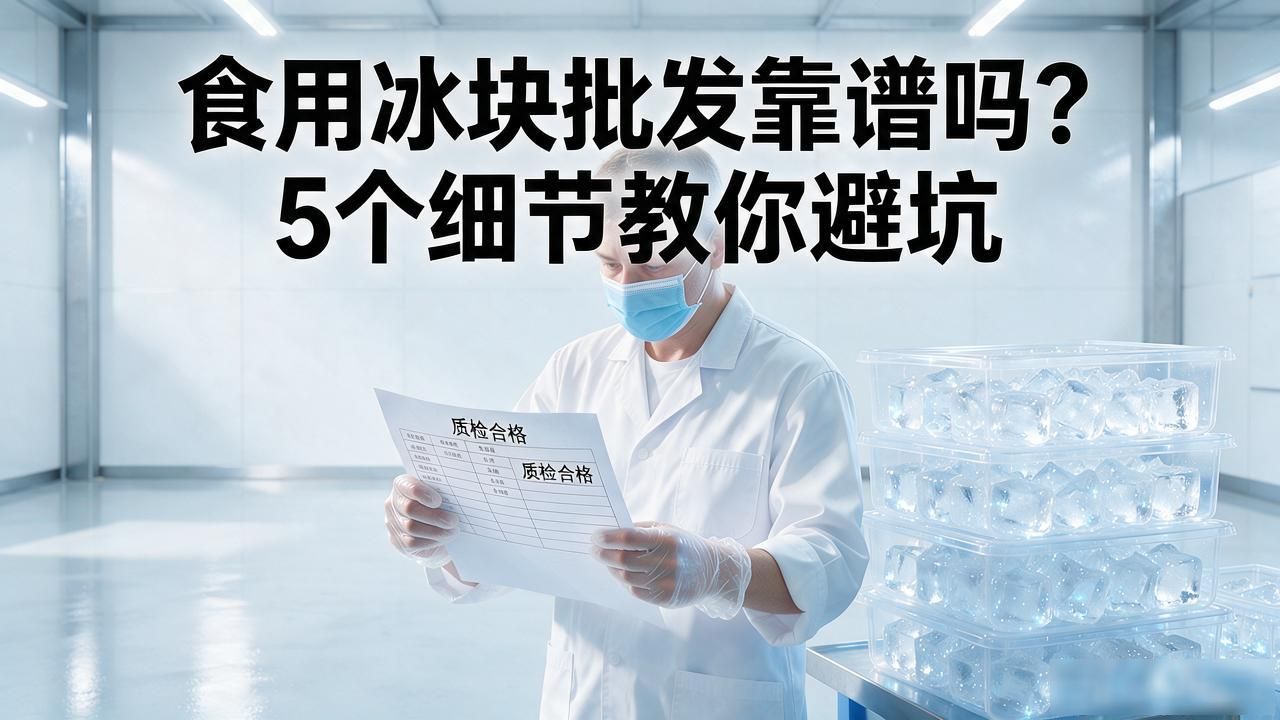 宜兴食用冰块批发靠谱吗？5个细节教你避坑